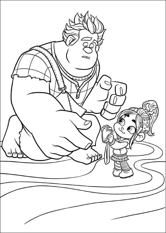 Kids-n-fun.com | 40 coloring pages of Wreck it Ralph